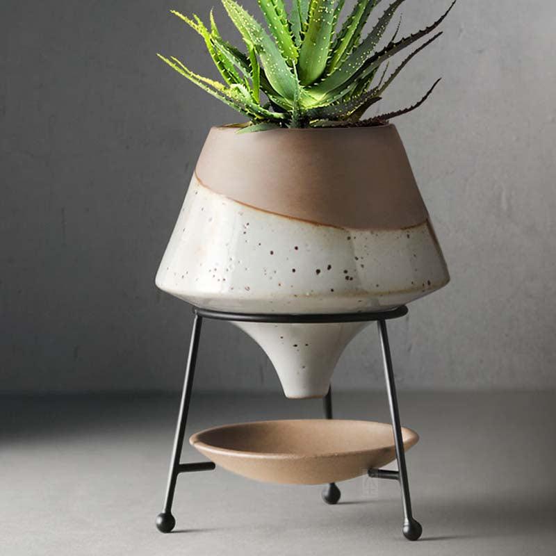 Clay Cascade Planter Set